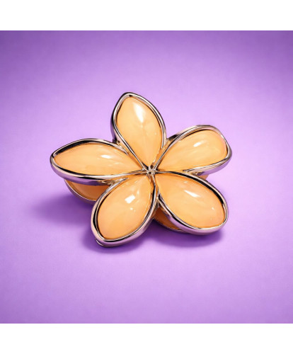 Pince Fleur Soleil "Abricot"