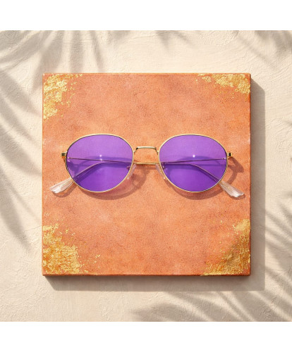 Lunettes Soleil "Violet Glamour" UV400