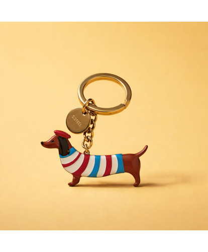 Porte-Clés Acier Teckel Dolce Vita