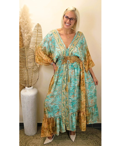 Robe Soie Dolce Paisley India - Julia