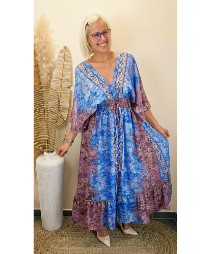 Robe Soie Dolce Paisley...
