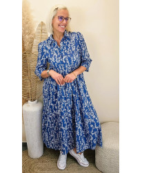 Robe Dolce Fleurie Azur - Clemence