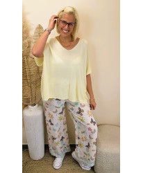 Pantalon Wide Leg Imprimé “Sunny Butterfly” - Danielle