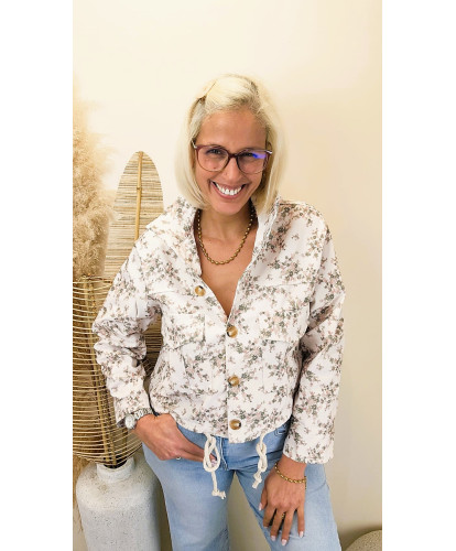 Veste Fleurie “Soft Garden” - Calista