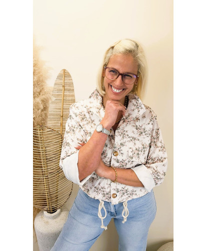 Veste Fleurie “Soft Garden” - Calista