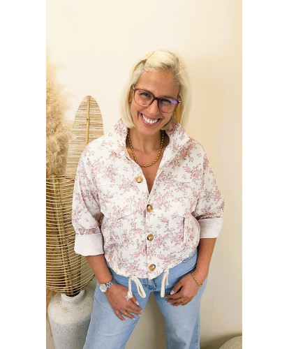 Veste Fleurie “Rose Blossom” - Calista