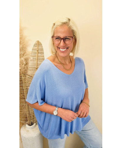 Blouse Oversize Maille Fine...
