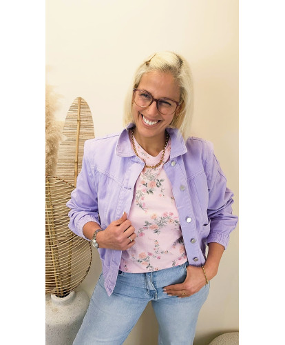 Veste Jeans TOXIC “Lilac Dream” - Solange