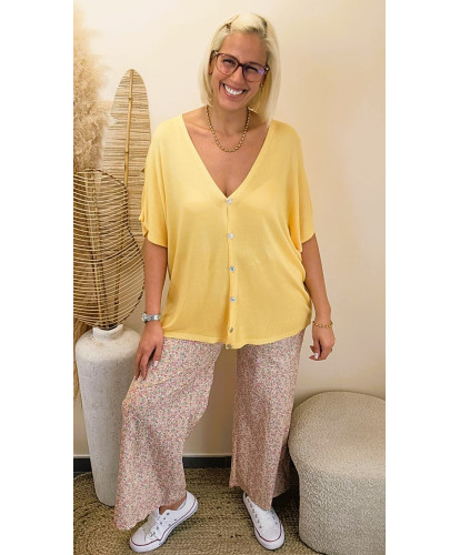 Pantalon Fluide Fleuri “Romantic Garden” - Anastacia
