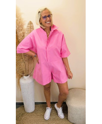 Combinaison Short “Pink Malibu” - Jasmine