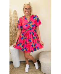 Robe Fleurie “Pink Fiesta” - Julie