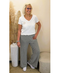 Pantalon Souple Gaufré “Khaki Waves” - Yasmine