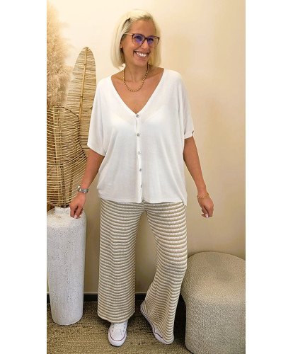 Gilet Maille Fine “Pure Elegance” - Nora