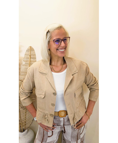 Veste en Lin “Natural Chic”...