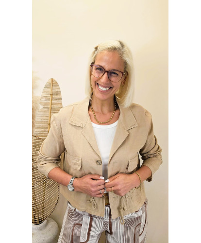 Veste en Lin “Natural Chic” - Hanna