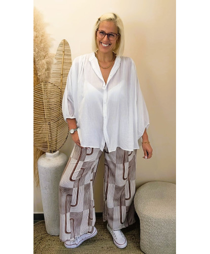 Pantalon Palazzo “Retro Sand” - Angele