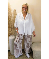 Pantalon Palazzo “Retro Sand” - Angele
