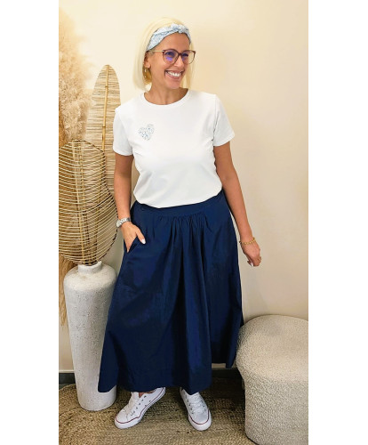 Jupe 7/8 “Midnight Chic”- Berenice