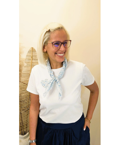 T-Shirt & Foulard “Blue...