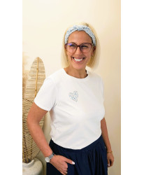 T-Shirt & Foulard “Blue Heart” - Morgane