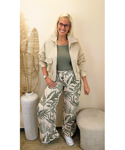 Pantalon Palazzo “Jungle...
