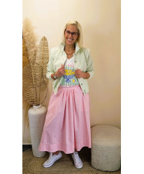Jupe 7/8 “Pink Cotton Candy” - Berenice