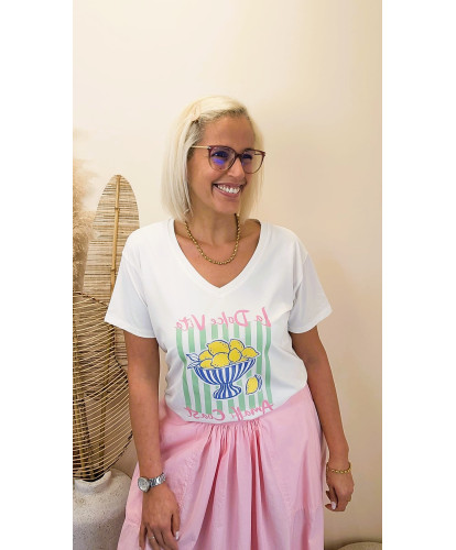 T-Shirt Imprimé “Dolce Limone” - Ana