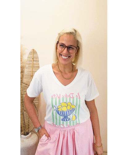 T-Shirt Imprimé “Dolce Limone” - Ana