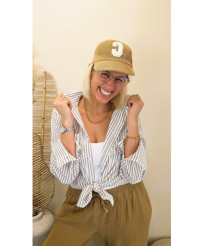 Chemise Sable & Café - Alexia