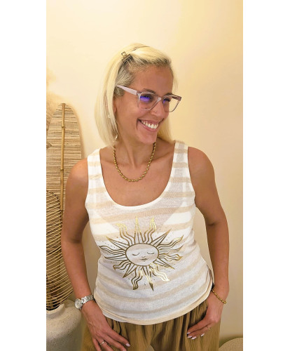 Top Soleil Bohème Sable -...