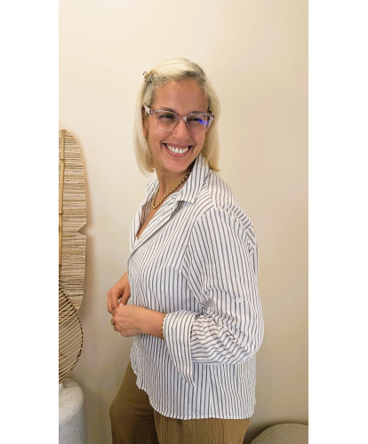 Chemise Sable & Café - Alexia