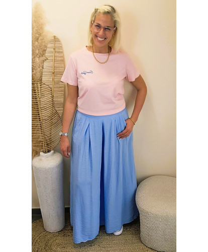 Pantalon Palazzo Ciel d’Azur - Bianca