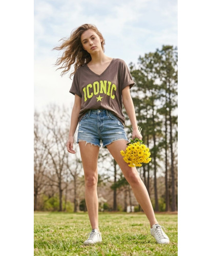 T-Shirt Chocolat ICONIC - Tara