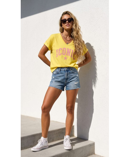 T-Shirt ICONIC Lemon Glow - Tara