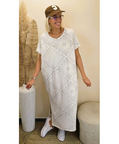 Robe Bandana Riviera Beige - Oriane