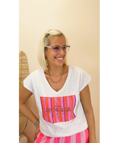 T-Shirt INDIA Amour Bohème...