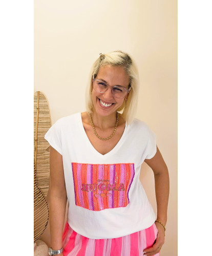 T-Shirt INDIA Amour Bohème - Rania