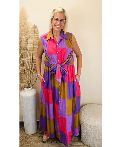 Robe Longue INDIA Sunset Ibiza - Aya