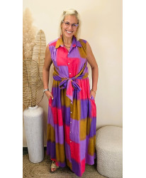 Robe Longue INDIA Sunset Ibiza - Aya