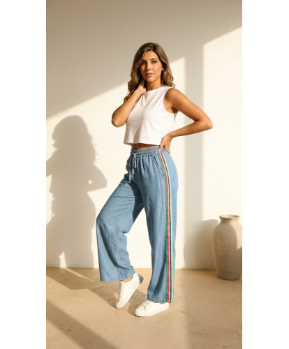 Pantalon Tencel Rainbow Denim - Nour