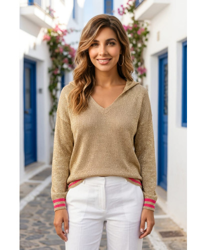 Pull/Sweat Capri Doré - Axelle