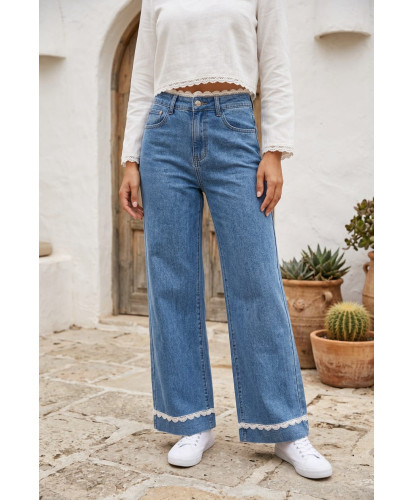 Jeans Wid Leg Romance - Judith
