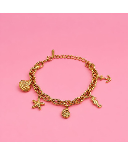 Bracelet Acier Trésor Marin