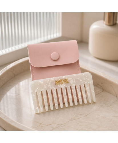 Peigne Amore Blanc Nacré +...