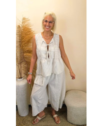 Ensemble Capri Vichy Beige - Anaelle