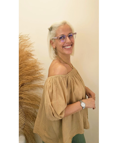 Blouse Voile de Coton...