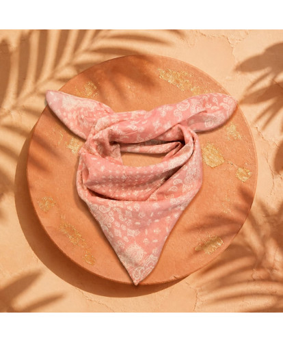 Foulard/Bandana Bohème Poudré