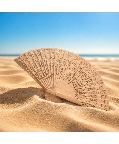 Éventail Bohème Sable Doré