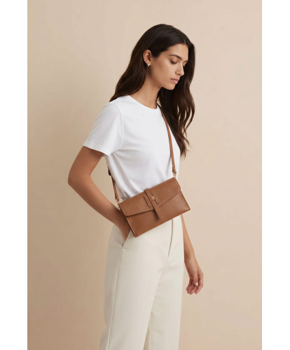 Sac en Cuir "Cappuccino"