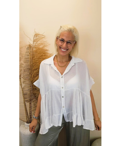 Blouse Oversize Écrin Naturel - Melina